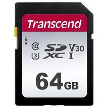 Transcend 64GB SDXC/SDHC 300S Memory Card TS64GSDC300S-E - $26.59