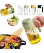 2 in 1 Oil Spray Bottle 470ml Leakproof Olive Oil Dispenser for Cooking ... - $262.56 MXN+