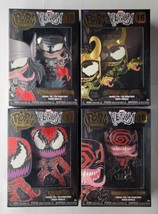 Funko Pop Pin Marvel Venom Thor#15 Loki#16 Carnage #17 Venom #18 Complete Set - £40.18 GBP