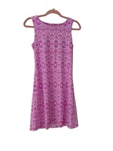 Jude Connally Beth Dress In Diamond Ikat Begonia - £52.70 GBP