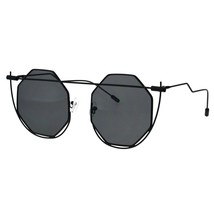 Einzigartig Modische Sonnenbrille Übergröße Achteck Dünn Metall Bandage Rahmen - £9.32 GBP