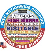 MacOS High Sierra Mac Repair Install Service BOOTABLE USB Flash Drive, F... - $11.99