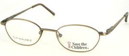 Save the Children SCF 930 BROWN ANTIQUE EYEGLASSES FRAME CLEARVISION 45-... - $11.88