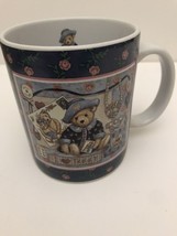 Teddy Bear Love Mug Lang &amp; Wise 1997 Vintage  Collectible Cup Nita Showers Art - £9.51 GBP