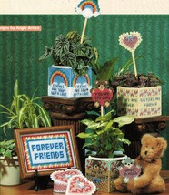 Plastic Canvas Gifts For Family Friends Sampler Plant Cover Poke Magnet Patterns - $11.99