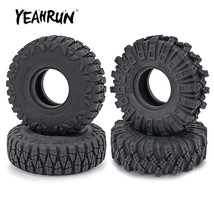  4Pcs 1.0inch 62mm Soft Rubber Wheel Tires for Axial SCX24 Bronco Gladiator Dead - £8.27 GBP