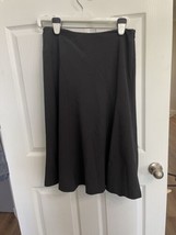 Ann Taylor, Women&#39;s Black Classic A-LINE Skirt, Size 8, Lined, Euc - £9.00 GBP