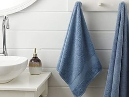 LaModaHome Pure Basic Premium Quality%100 Turkish Cotton Face and Hand Towel, Wa - £22.28 GBP