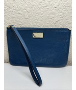 NWOT Classic Kate Spade Teal Blue Grove Street Leather Wristlet 6.5”x 4 ... - $20.58 CAD