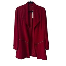 Soft Surroundings Natalya Jacket Topper Red NWT Size Small - $48.19