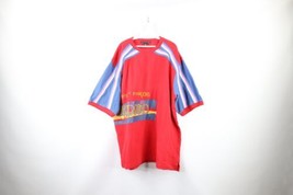 NOS Vtg 90s Marithe Francois Girbaud Mens 2XL Thermal Waffle Knit T-Shirt Red - £66.98 GBP