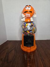 Mars M&amp;M&#39;s Orange Guy Candy Dispenser Gum ball Machine Style Collectable - $101.79 MXN