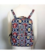 Vera Bradley Sun Valley Large Backpack HTF Zip Travel Pockets Adjustable... - $71.25