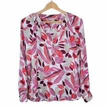 Banana Republic | Floral &amp; Leaf Print Blouse, womens size small - £13.87 GBP