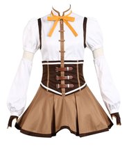 ZYHCOS Cosplay Costume Girls Brown Steam Skirt Dress (X-Large) - £68.22 GBP