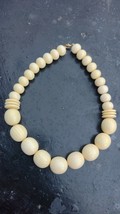 old vintage pearl necklace, galalith simil ivor. mimics her weft ( Aust) - $41.39