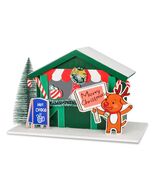 Zqoyn LED Lighted Christmas Village House Decor Set with Deer Indoor Tab... - $278.75 MXN