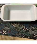 Pyrex 213 Aqua Turquoise Robins Egg Blue Oven Bread Baking Dish 1.5 Quar... - $44.55