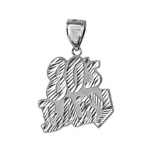 Sterling Silver 80&#39;s BABY Hip-Hop DC Pendant - £31.46 GBP