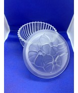 Vintage Glass Dish with Lid Jewelry Box Candy or Nut Dish - £7.96 GBP