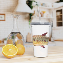 Colorful Fish Plastic Tumbler with Straw - £15.17 GBP