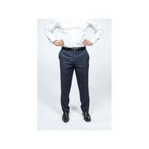 Mens DKNY 100% Wool Slim Fit 2 Button Notch Lapel Nailhead window Pane 1524 Navy image 11