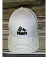 MENS RBX  WHITE BASEBALL HAT WITH BLACK AND LIME GREEN ACCENTADJUST WORN... - £11.80 GBP