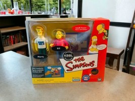 The Simpsons Interactive KBBL Environment Marty &amp; Bill Playmates Playset - £22.13 GBP