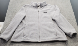 Columbia Jacket Womens 3X Gray Fleece Benton Springs Long Sleeve Full Zi... - $23.05