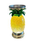 Swirling Water Globe Bath &amp; Body Works 10&quot; Pineapple Pedestal Candle Hol... - $1,132.68 MXN