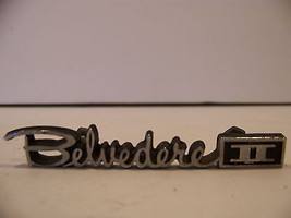 1967 PLYMOUTH BELVEDERE II GLOVE BOX DOOR EMBLEM OEM - $40.49