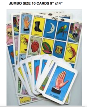 Loteria JUMBO CARD Don Clemente 10 BIG Boards 54 Cards Mexico Bingo Game Party  - £8.81 GBP