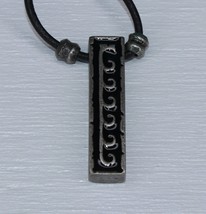 Water Element Pendant Vintage 1999 Alchemy Spirit English Pewter Leather... - £29.88 GBP