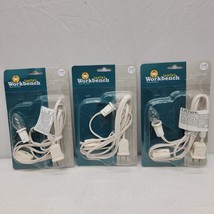 Santa’s Workbench Lot Of 3 Light Extension Cord For Christmas Village - ... - $14.50