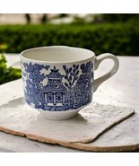 Blue Willow Breakfast Mug By Churchill of England 3” 6 oz Tea Coffee Juice  - £14.78 GBP