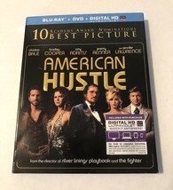 American Hustle (Blu-ray/DVD, 2014, 2-Disc) w/ Slip Cover Christian Bale - £7.60 GBP