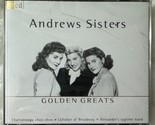 Andrews Sisters Golden Greats 3 CD Set MP 790122 Brand New Sealed Fast S... - $19.98