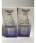 Eucerin Face Skin Balance Facial Day And Night Cream 1.7 oz Pair Tri-bal... - €16,15 EUR