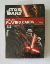 Star Wars &quot;the Force Awakens&quot; Villians Playing Cards New sealed / Disney - £3.71 GBP