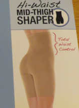 Assets By Spanx High Waist Mid Thigh Shaper Nude Size 2 (125-155 LBS) - £15.13 GBP