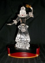 Swarovski Retired Austrian Silver Crystal Figurine Scs 2000 Masquerade W/ Stand - $325.00