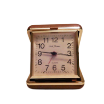 Vintage hard case foldable Seth Thomas travel alarm clock - £11.84 GBP