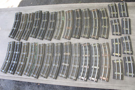 American Flyer #727 Curve #727 Straight Track w/ Roadbed S-Gauge 32pcs T... - $95.03