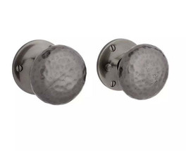 New Black Nickel Ackley Hammered Brass Privacy Interior Door set - Knob ... - $99.95