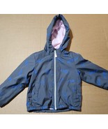 OshKosh B Gosh Fleece Lined Hooded Windbreaker Dinosaur Jacket Girls Siz... - €9,28 EUR
