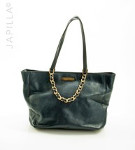Elegant Navy Blue Michael Kors Pebbled Leather Lunch Tote! - £98.60 GBP