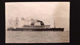 RPPC SS Santa Paula Cargo Ocean Liner World War 2 Ship Vintage Postcard - £6.27 GBP