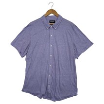 Bonobos Shirt Mens 2XL Purple Short Sleeve Slim Fit Stretch Button Down ... - $481.70 MXN