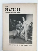 1955 Playbill Martin Beck Theatre Eli Wallach in The Teahouse of the August Moon - £11.35 GBP