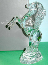 Waterford Crystal Rearing Horse Figurine Statue Animal Kingdom 9.5&quot;H New - £151.76 GBP